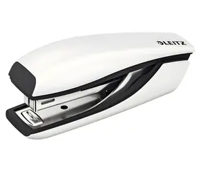 Leitz NeXXt 5528 perłowo biały / Mini zszywacz / do 10 kartek / metalowy