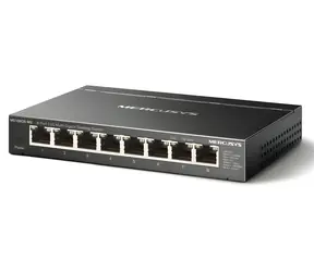 Mercusys MS108GS-M2 / przełącznik 8-portowy / 2,5 Gb/s / komputer stacjonarny / bez wentylatora