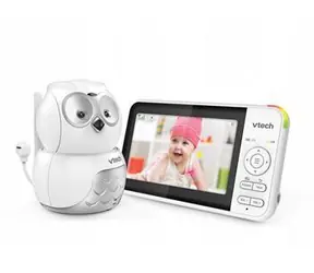 VTech BM5550- Owl / Elektroniczna niania "Sowa" / 5-calowy wyświetlacz / kamera obrotowa