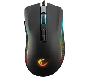 Rampage SMX-R44V2 czarna / Mysz gamingowa / przewodowa / optyczna / 12800 DPI / RGB / 1000 Hz