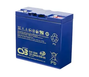 CSB 6-DZM-20 (EVH12240) / Akumulator kwasowo-ołowiowy / VRLA AGM / 12V/24Ah