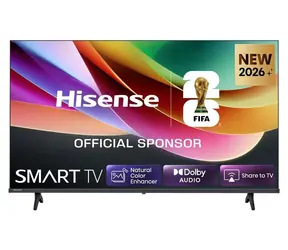 40-calowy Hisense 40A4S czarny / Telewizor / QLED / FHD / HDMI / Wi-Fi / BT / głośniki 14 W