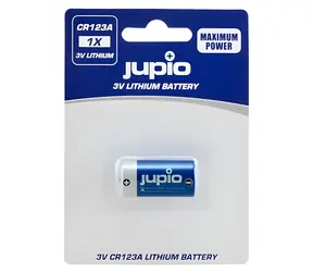 Bateria JUPIO CR123A / 3V / litowa / 1 szt.