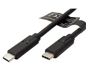 Roline USB-C(M) - USB-C(M) czarny / kabel USB / USB 3.2 Gen 2x2 / 20 Gbps / PD 100W / 1 m