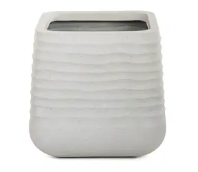 Doniczka G21 Sand Cube 38 x 38 x 37 cm / Doniczka / Plastik / Kształt kostki