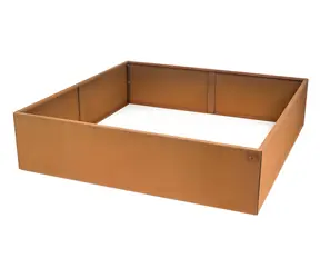 G21 Podwyższone łóżko Corten / Łóżko / 132 x 32 x 132 cm / Metal