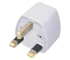 Akyga adapter podróżny biały / adapter gniazdowy / US/AU/ EU / ABS