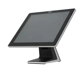 17" Fec AM-1017 czarno-srebrny / Monitor dotykowy / PCAP / bezramkowy / USB / VGA / DVI
