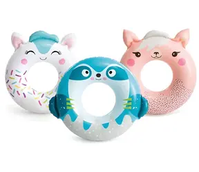 Dmuchany pierścień ze zwierzętami INTEX / 76 cm