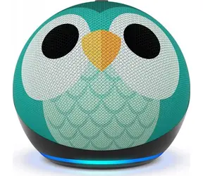 Amazon Echo Dot 5 Owl Design zielony / Asystent inteligentnego domu / Asystent Alexa / Wi-Fi / BT