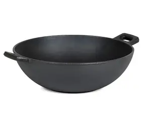 Patelnia grillowa wok z żeliwa G21 / Narzędzia do grillowania / Żeliwo