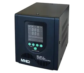 MHPower MPL-500-12 / Przetwornica napięcia / UPS / 500 W / czysta fala sinusoidalna / 12 V / obsługa LiFePO4