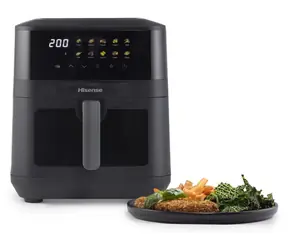Hisense HAF2100DCD czarny / Frytkownica na gorące powietrze / 2100 W / 7,7 l / Ekran dotykowy