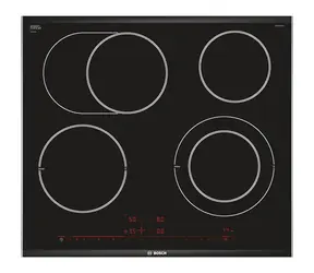 BOSCH PKN675DP1D czarny / Płyta ceramiczna szklana / Seria 8 / 4 pola grzewcze / PowerBoost / Wyświetlacz TopControl