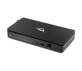 Stacja dokująca OWC Thunderbolt 5 Dual Network Dock czarna / Thunderbolt 5 / 3x RJ-45 / 3x USB-A / USB-C