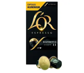 L'OR Ristretto / Kapsułki kawy / Nespresso® / Intensywność 11/14 / 10 szt.