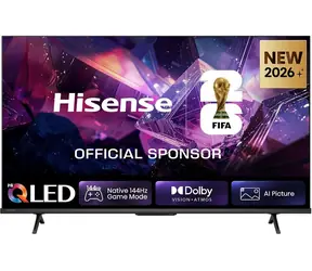 43" Hisense 43E7S PRO czarny / Telewizor / QLED / UHD / 144 Hz / FreeSync Premium / HDMI 2.1