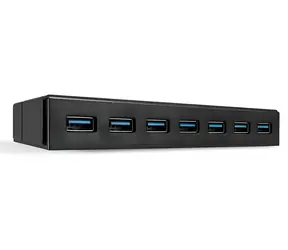 Hub USB Lindy 7-portowy / Hub USB / 7x USB-A 3.2 Gen 1 / 5 Gbit/s / obudowa metalowa / BC 1.2