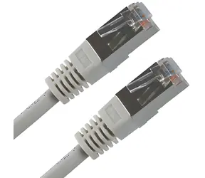 Neutralle Patch cable FTP Cat.5e szary / Patch cable / RJ45 - RJ45 / 0,5 m / ekranowany
