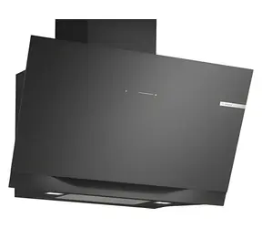 BOSCH DWK91LT60 Serie 8 czarny / Okap ścienny / 90 cm / 3 poziomy mocy / LED / Home Connect