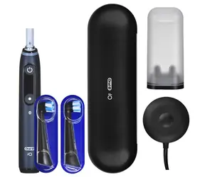 Oral-B iO 8N czarna / Szczoteczka obrotowa / 6 trybów / Bluetooth / timer / czujnik nacisku / wyświetlacz OLED