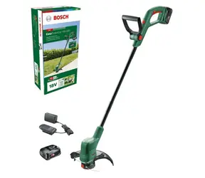 BOSCH EasyGrassCut 18-260 / Podkaszarka żyłkowa akumulatorowa / 18 V / Szerokość koszenia 26 cm / 2 akumulatory 2,0 Ah / Ładowarka