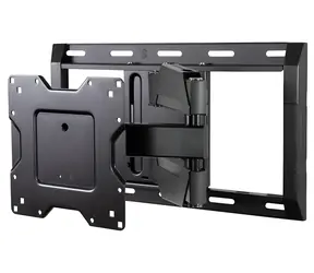 Ergotron Neo-Flex Low-Profile UHD czarny / Montaż ścienny / do 94 cm / 54 kg / VESA 600×400 mm / uchylny