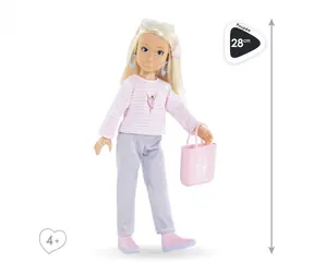 Simba Lalka Corolle Girls Walentynkowa niespodzianka zakupowa / 28 cm / 6 niespodzianek / od 4 lat
