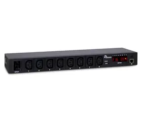 Inter-tech Argus SW-0816 czarny / Listwa zasilająca / Rack 19" / 8x IEC C13 / 16A / Wyświetlacz LCD
