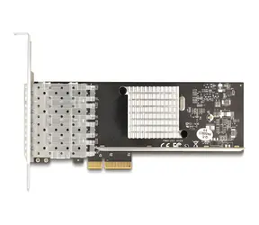 DeLock PCI Express x4 / Karta sieciowa / 4X SFP Gigabit LAN / Intel i350
