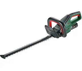 BOSCH Universal HedgeCut 18V-50 zielono-czarny / Nożyce do żywopłotu / 18V / 2,5 Ah w zestawie / długość prowadnicy 50 cm