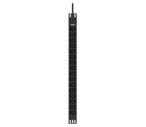 PowerWalker PHB21 czarny / PDU / 16x C13 / wejście IEC C20 / 0U pionowy