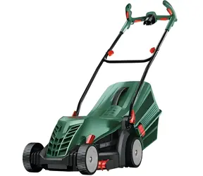 BOSCH UniversalRotak 37-555 zielona / Kosiarka do trawy / 1400W / Powierzchnia koszenia 37 cm / do 250 m2 / Kosz 40 l