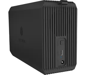 Icy Box IB-RD3720-CU3 czarny / Zewnętrzna obudowa na 2 dyski HDD-SSD 2,5"/3,5" / SATA / USB-C 3.2 Gen1 / RAID