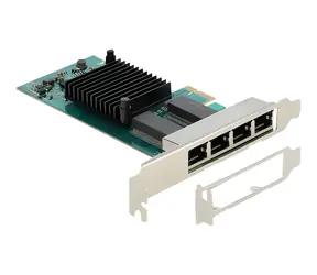 DeLock PCI Express x1 / Karta sieciowa / 4X Gigabit LAN RJ45 / Intel i350