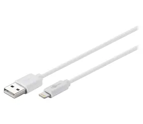 Goobay USB-A - Lightning biały / Kabel / 1 m / Certyfikat MFi