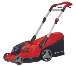 Einhell RASARRO 36/42 / Kosiarka akumulatorowa / 2x18 V / do 725 m2 / Powierzchnia koszenia 42 cm / Kosz 50 l / 2x 5,2 Ah