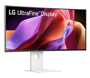 40-calowy monitor LG 40WT95UF-W biały / IPS czarny / 5120 x 2160 / 21:9 / 120 Hz / HDR10 / DP+HDMI+USB-C / zakrzywiony