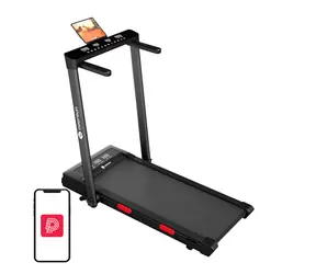 DEERRUN Elektryczna składana bieżnia Z10 Pro czarna / nachylenie 12° / prędkość do 12 km/h / ładowność 136 kg