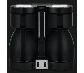 Krups KT 8501 Duothek Thermo black / Ekspres przelewowy / 1700 W / 2 termosy