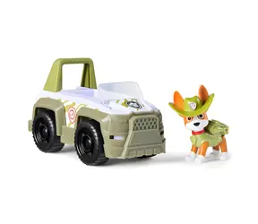 Spin Master Samochód Psiego Patrolu Jungle Jeep z figurką Trackera / Biały / Plastik / od 3 lat