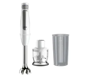 Braun MQ7020 biały / Blender ręczny / 1000 W / podstawa ze stali nierdzewnej / siekacz 350 ml