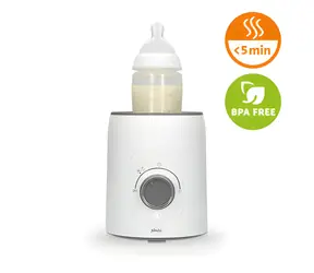 Alecto BW600 biały / Podgrzewacz do butelek / 210 W / 3 tryby grzania / Bez BPA