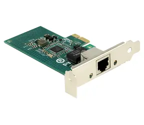 DeLock 89942 / Karta sieciowa / PCIe x1 / 1x Gigabit LAN RJ45 / niski profil