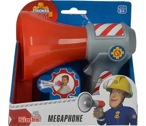 Simba Megafon Strażak Sam / Zmieniacz głosu / 16 cm / 2x AAA / od 36 miesięcy