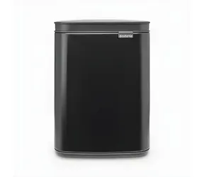 Brabantia Bo black matt / Kosz na śmieci / 4 l