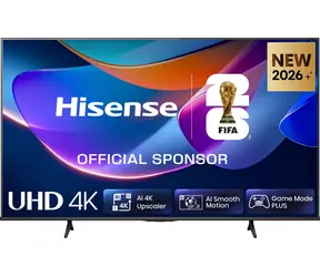 50-calowy Hisense 50A6S czarny / Telewizor / 4K UltraHD / LED / DVB-T2/S2/C / WiFi / BT / HDMI 2.1
