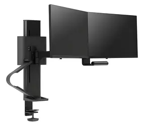 Ergotron Trace czarny / Ramię na 2 monitory / VESA 75x75 i 100x100 / nośność 9,8 kg / regulowana wysokość 279 mm
