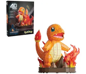 Spin Master 4D Build Zestaw do budowania Pokémon Charmander / 241 elementów / od 12 lat