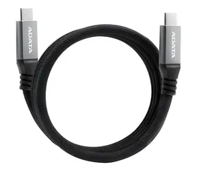 Kabel magnetyczny ADATA USB-C czarny / Kabel / USB-C - USB-C / 100W PD / 10 Gb/s / 1 m